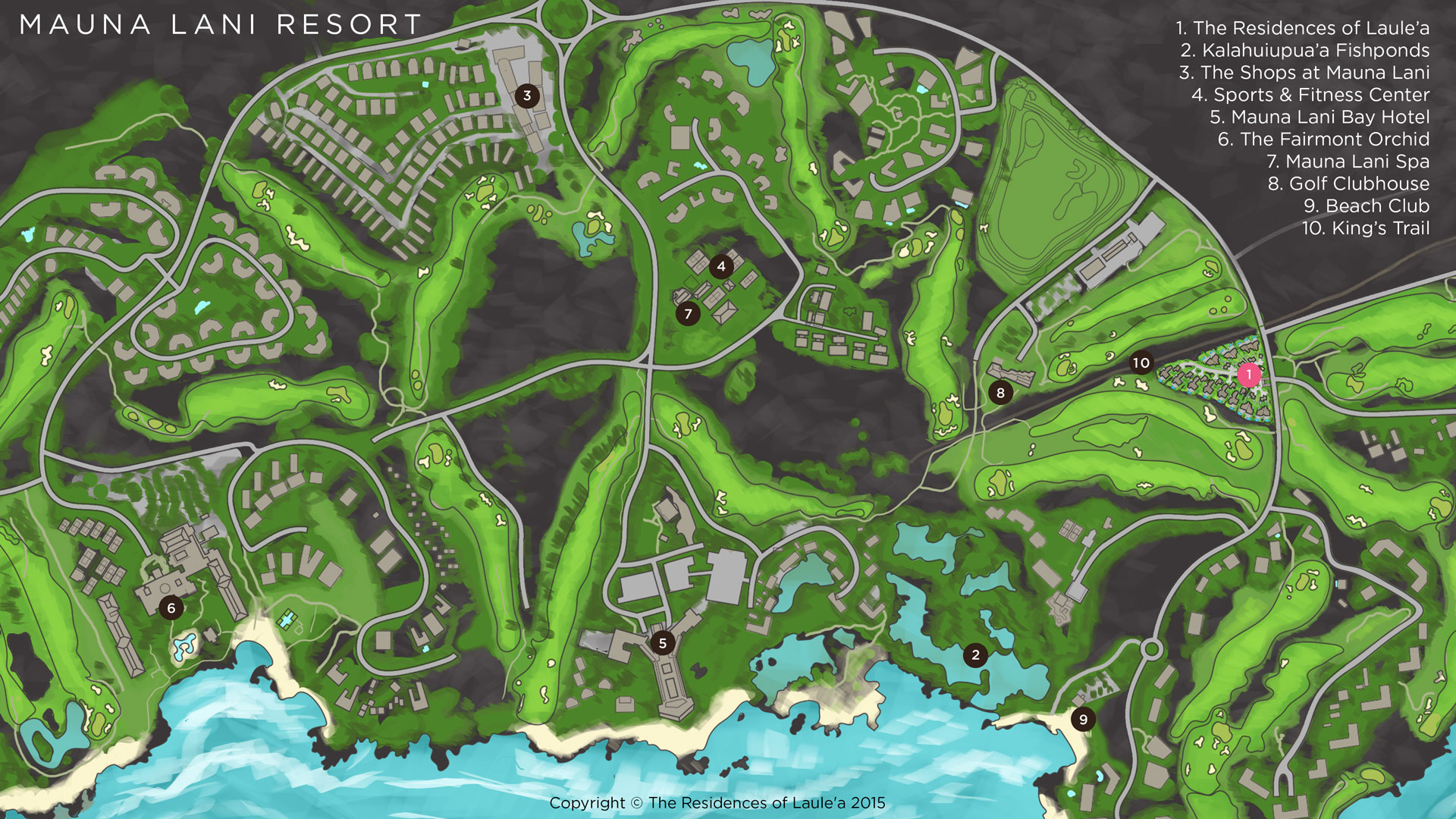 Properties - 01 Mauna Lani Resort Map.15923025